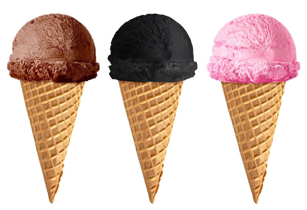 Black Ice Cream cone